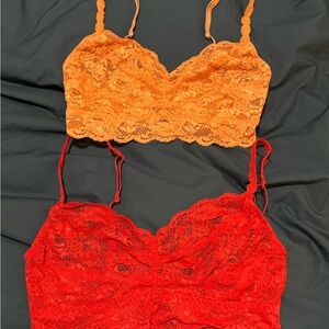 set of 2 :: lace cosabella bralette